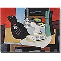 picasso Glass Art blogs and more! Pablo Picasso 'Guitar, Glass and Dish of Fruit' Canvas Art