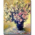 Claude Monet 'Vase of Flowers' Canvas Art