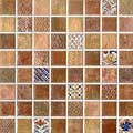 SomerTile 7.75x7.75-in Montage Valise 2 Dcor Ceramic Tile (Pack of 10)