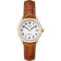 Timex Women's Core Easy Reader Brown Leather Strap Watch