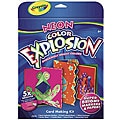 Crayola Neon Color Explosion Card Making Kit