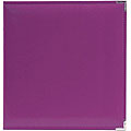 Essential hint about leather hair acc We R Memory Keepers Faux Leather Plum 3-ring Binder