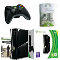 Xbox 360 Slim 250GB Console Wireless Controller Ultimate Bundle