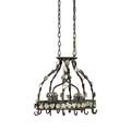 Wrought iron pot rack hooks Truths blog Indoor 2-light Wrought-iron Island Fixture