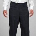 Sansabelt Men's Navy Gabardine Twill Trousers