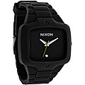 Nixon Rubber Player Black Molded Silicone Watch