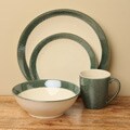 Sango Malibu Green 16-piece Dinnerware Set