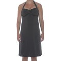 Jantzen Solid Twist Bandeau Swim Dress