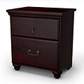 Noble Wood Mahogany Finish Nightstand