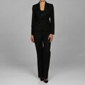 I Nine West Women's 3-piece Black Pant Suit