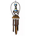 Bamboo 'Raguedy Cat' Wind Chime (Indonesia)