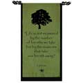 Cotton Tree of Life Design Unknown Quote Scroll (Indonesia)