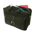 Stebco Black Nylon Deluxe Nylon Laptop Briefcase