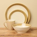 Sango Malibu Gold 16-piece Dinnerware Set
