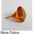 Set of 6 Glass Large Jeweler's Knobs (India)