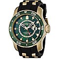Invicta Men's Pro Diver GMT Black Polyurethane Watch