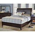 Urban Loft Low-profile Brown Queen Sleigh Bed