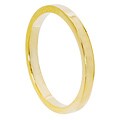 Yellow 14k Gold Women's Overlay Contoured Fit Band (2 mm)
