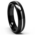 Men's Tungsten Blackplated Ring