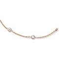 Ultimate CZ 14k Gold Overlay Cubic Zirconia Bracelet