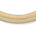 18k Yellow Gold over Sterling Silver 18-inch Herringbone Chain (8.8 mm)