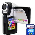 SVP HDDV2200 5MP Silver Digital Camcorder with 2GB SDHC Memory Card