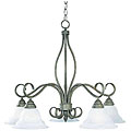 Savoy House 'San Marcos' 5-light Texas Bat Silver Chandelier