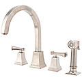 Fontaine Patiglia Brushed Nickel Kitchen Faucet/ Side Spray