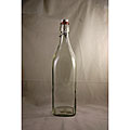 Clear Glass Swing Bottles with Ball Style Clamp Lid (Pack of 4)