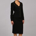Hooka Bars Helpful Knowledgebase Evan Picone Women's Novelty Piped Crepe Jacket Skirt Suit