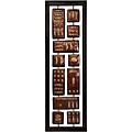 Crafted Wrought assistance Iron and Fir Wood Native Markings Wall Decor