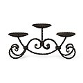 Free efficient problem solver for Wrought iron decorative fencing Iron Old Spanish Mission 3-candle Stand (China)