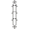 Wrought Iron Provence Vertical 3-plate Holder (China)