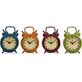 Set of 4 Multicolored Clocks