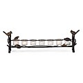 Information that is related to Wrought iron decorative Iron and Wood Americana Feathered Friends Votive Holder (China)