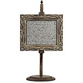 Wood Provence French Country Picture Frame Stand
