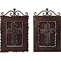 Appealing information on Wrought iron napkin holder Set of 2 Iron Scottish Decorative Wall Crosses (China)