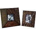 Information that is related to Wrought iron decorative Set of 2 Iron Regent Zulu Embossed Frames (China)