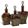 Set of 3 Iron Venice Potion Bottles