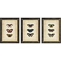 MDF 3 Butterfly Drawings Framed Art (China)