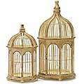 Handcrafted Provence Birdcages (Set of 2)