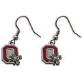 Ohio State Buckeyes Goldtone Dangle Logo Earrings