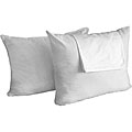 Sleepline Standard-size Zipper Cover Down Alternative Pillows (Set of 2)