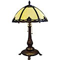 Tiffany-style 2-light Bronze Victorian Table Lamp