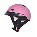 DOT Pink Shorty Vented Motorcycle Helmet