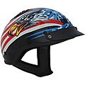 DOT Vented Hawk Shorty Motorcycle Helmet