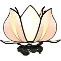 Silk Baby Blooming Lotus White Table Lamp (Vietnam)