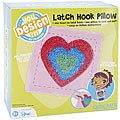 You Design It Latch Hook 12x12-inch Heart Pillow Kit