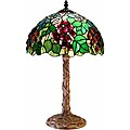 Tiffany-style White Zinc Grape Lamp