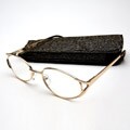 Info blog on eyeglass lens Gold Metal Computer Glasses with Italian style temples